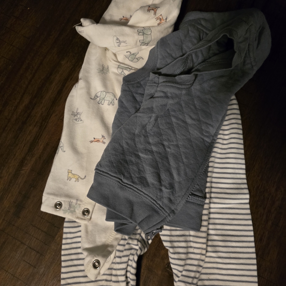 Carter's Gray and White Kids Matching Set
